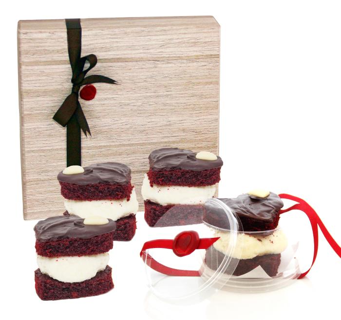 Red Velvet Cakettes Square